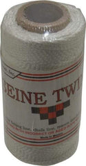 Value Collection - Nylon Braided Twine - 155 Lbs. Breaking Strength, Natural (Color) - Makers Industrial Supply