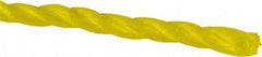 Value Collection - 2,400' Max Length Polypropylene Rope - 3/16" Diam, 81 Lb Capacity - Makers Industrial Supply