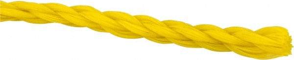 Value Collection - 1,200' Max Length Polypropylene Rope - 1/4" Diam, 141 Lb Capacity - Makers Industrial Supply