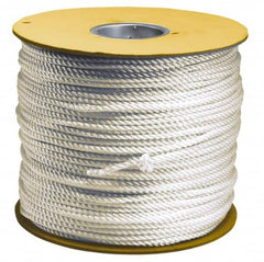 Value Collection - 100' Max Length Polyester Solid Braid Rope - 1/8" Diam, 49 Lb Capacity - Makers Industrial Supply