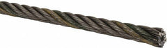 Lift-All - 1/2 Inch Diameter Hoisting Wire Rope - 21,400 Lbs. Breaking Strength, 6 x 19 Fiber Core - Makers Industrial Supply