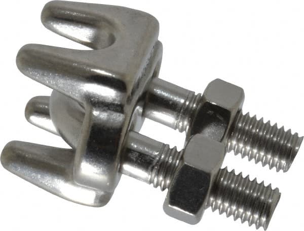 Ronstan - 5/16" Wire Rope U-Bolt Grip - 316 Stainless Steel - Makers Industrial Supply