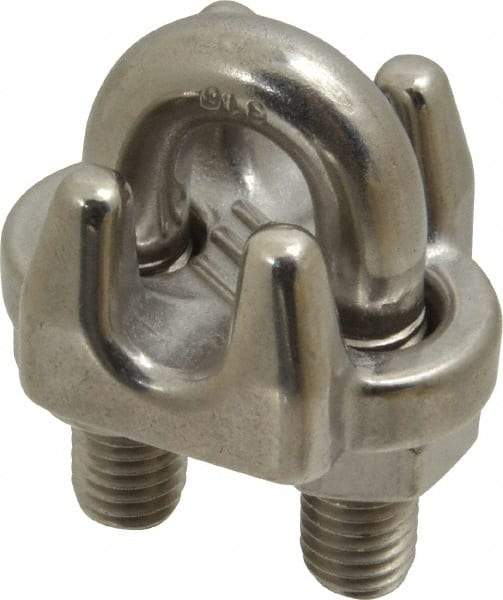 Ronstan - 3/8" Wire Rope U-Bolt Grip - 316 Stainless Steel - Makers Industrial Supply