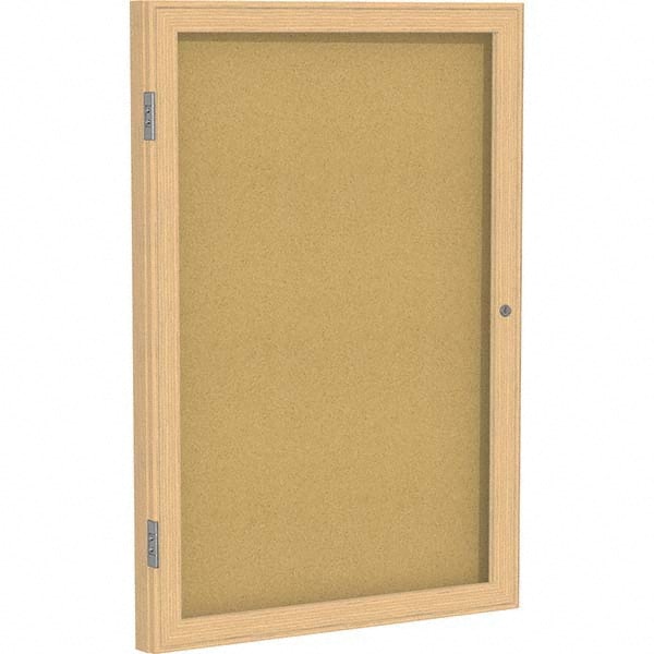 Ghent - Cork Bulletin Boards Style: Enclosed Cork Bulletin Boards Color: Natural Cork - Makers Industrial Supply