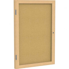 Ghent - Cork Bulletin Boards Style: Enclosed Cork Bulletin Boards Color: Natural Cork - Makers Industrial Supply