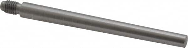 Value Collection - Size 5, 0.287" Large End Diam, Uncoated Steel 1/4-28 Threaded Taper Pin - Grade C-12L14, 3 Pin Length - Makers Industrial Supply