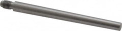 Value Collection - Size 5, 0.287" Large End Diam, Uncoated Steel 1/4-28 Threaded Taper Pin - Grade C-12L14, 3 Pin Length - Makers Industrial Supply