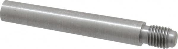 Value Collection - Size 6, 0.339" Large End Diam, Uncoated Steel 5/16-24 Threaded Taper Pin - Grade C-12L14, 2 Pin Length - Makers Industrial Supply