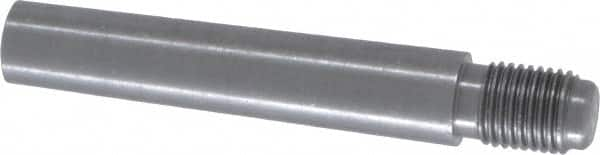 Value Collection - Size 7, 0.407" Large End Diam, Uncoated Steel 3/8-24 Threaded Taper Pin - Grade C-12L14, 2 Pin Length - Makers Industrial Supply