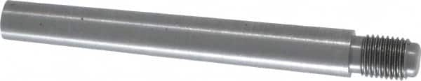 Value Collection - Size 7, 0.407" Large End Diam, Uncoated Steel 3/8-24 Threaded Taper Pin - Grade C-12L14, 3 Pin Length - Makers Industrial Supply