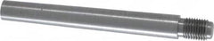 Value Collection - Size 7, 0.407" Large End Diam, Uncoated Steel 3/8-24 Threaded Taper Pin - Grade C-12L14, 3 Pin Length - Makers Industrial Supply