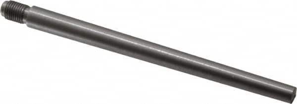 Value Collection - Size 7, 0.407" Large End Diam, Uncoated Steel 3/8-24 Threaded Taper Pin - Grade C-12L14, 5 Pin Length - Makers Industrial Supply