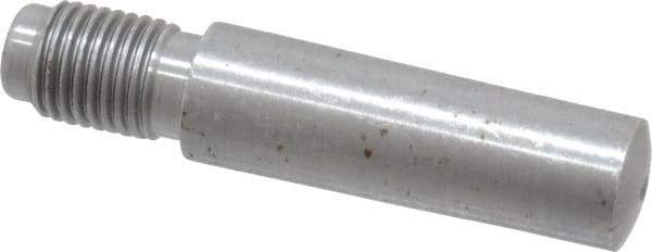 Value Collection - Size 8, 0.49" Large End Diam, Uncoated Steel 7/16-20 Threaded Taper Pin - Grade C-12L14, 1-1/2 Pin Length - Makers Industrial Supply