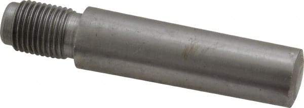 Value Collection - Size 9, 0.589" Large End Diam, Uncoated Steel 1/2-20 Threaded Taper Pin - Grade C-12L14, 2 Pin Length - Makers Industrial Supply