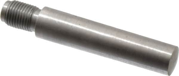 Value Collection - Size 9, 0.589" Large End Diam, Uncoated Steel 1/2-20 Threaded Taper Pin - Grade C-12L14, 2-1/2 Pin Length - Makers Industrial Supply