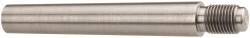 Value Collection - Size 9, 0.589" Large End Diam, Uncoated Steel 1/2-20 Threaded Taper Pin - Grade C-12L14, 3-1/2 Pin Length - Makers Industrial Supply