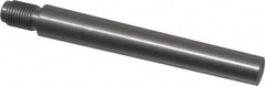 Value Collection - Size 9, 0.589" Large End Diam, Uncoated Steel 1/2-20 Threaded Taper Pin - Grade C-12L14, 4 Pin Length - Makers Industrial Supply