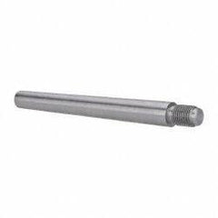 Value Collection - Size 9, 0.589" Large End Diam, Uncoated Steel 1/2-20 Threaded Taper Pin - Grade C-12L14, 5 Pin Length - Makers Industrial Supply