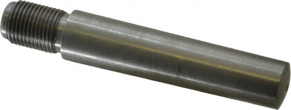 Value Collection - Size 10, 0.704" Large End Diam, Uncoated Steel 5/8-18 Threaded Taper Pin - Grade C-12L14, 3 Pin Length - Makers Industrial Supply