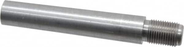 Value Collection - Size 10, 0.704" Large End Diam, Uncoated Steel 5/8-18 Threaded Taper Pin - Grade C-12L14, 3-1/2 Pin Length - Makers Industrial Supply