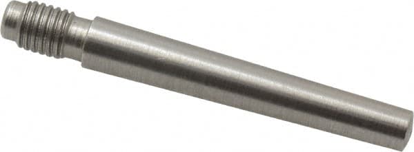 Value Collection - Size 4, 0.248" Large End Diam, Passivated Stainless Steel 1/4-28 Threaded Taper Pin - Grade 303, 18-8, 1-1/2 Pin Length - Makers Industrial Supply