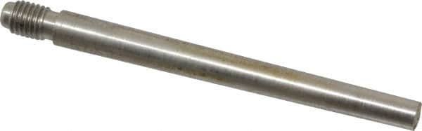 Value Collection - Size 4, 0.248" Large End Diam, Passivated Stainless Steel 1/4-28 Threaded Taper Pin - Grade 303, 18-8, 2-1/2 Pin Length - Makers Industrial Supply