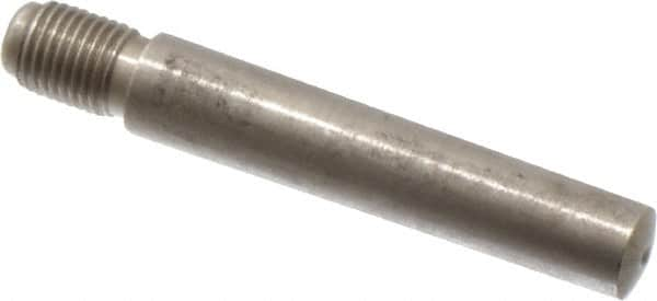 Value Collection - Size 7, 0.407" Large End Diam, Passivated Stainless Steel 3/8-24 Threaded Taper Pin - Grade 303, 18-8, 2-1/2 Pin Length - Makers Industrial Supply