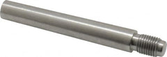 Value Collection - Size 8, 0.49" Large End Diam, Passivated Stainless Steel 7/16-20 Threaded Taper Pin - Grade 303, 18-8, 3 Pin Length - Makers Industrial Supply