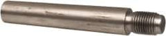 Value Collection - Size 9, 0.589" Large End Diam, Passivated Stainless Steel 1/2-20 Threaded Taper Pin - Grade 303, 18-8, 3 Pin Length - Makers Industrial Supply