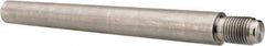 Value Collection - Size 9, 0.589" Large End Diam, Passivated Stainless Steel 1/2-20 Threaded Taper Pin - Grade 303, 18-8, 5 Pin Length - Makers Industrial Supply