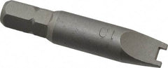 Value Collection - #10 Spanner Screwdriver Bit - 1-1/2" OAL - Makers Industrial Supply