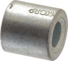 Electro Hardware - 0.116" ID x 1/4" OD, #4 Screw, Grade 2 Steel Female Unthreaded Circuit Board Spacer - Round Body, Zinc-Plated Finish, 1/4" OAL - Makers Industrial Supply