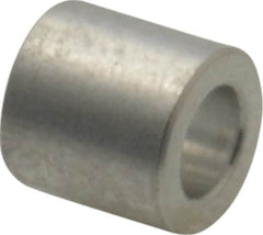 Electro Hardware - 0.141" ID x 1/4" OD, #6 Screw, Grade T-3 Aluminum Female Unthreaded Circuit Board Spacer - Round Body, Uncoated, 1/4" OAL - Makers Industrial Supply