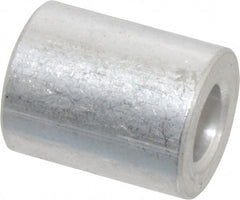 Electro Hardware - 1/4" Screw 3/32" OAL 0.252" ID x 1/4" OD Round Aluminum Circuit Board Spacers - Makers Industrial Supply