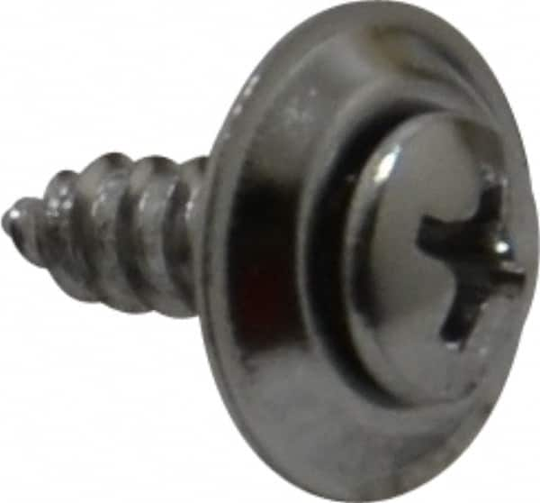 Value Collection - #10 Sems Oval Head Phillips Sheet Metal Screw - Steel, 5/8" OAL, Grade 2 - Makers Industrial Supply