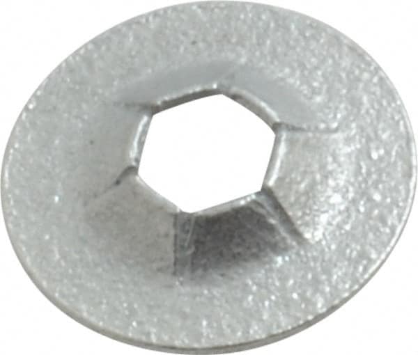 Value Collection - 3/8" OD, Spring Steel Push Nut - Zinc-Plated, 1/8" Shaft Diam - Makers Industrial Supply