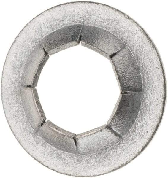 Value Collection - 3/4" OD, Spring Steel Push Nut - Zinc-Plated, 3/8" Shaft Diam - Makers Industrial Supply