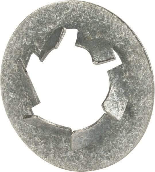 Value Collection - 7/16" Screw, 27/32" OD, Spring Steel Push Nut - Zinc-Plated - Makers Industrial Supply