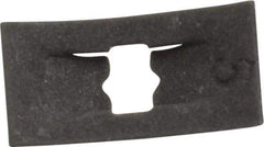 Au-Ve-Co Products - 1/4" Long x 7/16" Wide, Rectangular Speed Nut - 3/32" Hole Diam, Spring Steel, Black Phosphate Finish, For Nonthreaded Fasteners - Makers Industrial Supply