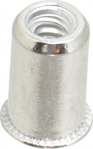 Value Collection - #6-32, 0.01 to 0.08" Grip, #12, Aluminum Standard Rivet Nut - Expander Head - Makers Industrial Supply