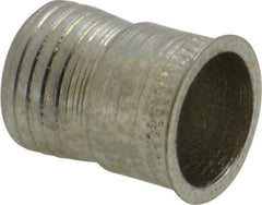 Marson - #10-32, 3/8" OAL, Thread-Sert Threaded Insert - 0.281" Hole Diam, 0.314" Head Diam, Steel - Makers Industrial Supply