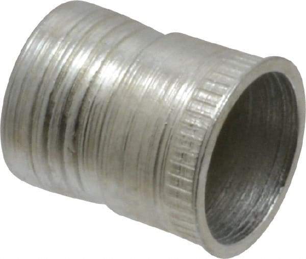 Marson - 5/16-18, 0.615" OAL, Thread-Sert Threaded Insert - 1/2" Hole Diam, 0.537" Head Diam, Steel - Makers Industrial Supply