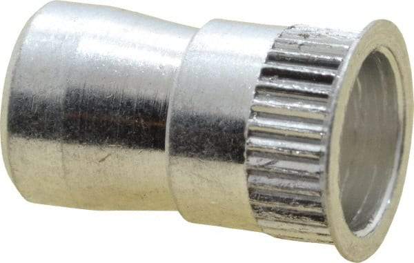 Marson - #6-32, 3/8" OAL, Thread-Sert Threaded Insert - 0.221" Hole Diam, 1/4" Head Diam, Aluminum - Makers Industrial Supply