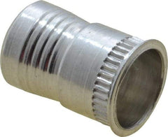 Marson - #8-32, 3/8" OAL, Thread-Sert Threaded Insert - 1/4" Hole Diam, 0.282" Head Diam, Aluminum - Makers Industrial Supply