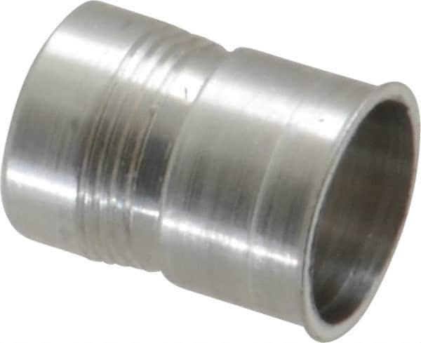 Marson - 1/4-20, 0.51" OAL, Thread-Sert Threaded Insert - 0.391" Hole Diam, 0.408" Head Diam, Aluminum - Makers Industrial Supply