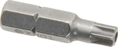 Value Collection - Tamper Resistant Torx Screwdriver Bit - 1" OAL - Makers Industrial Supply