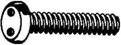 Made in USA - #8-32 UNC, 3/4" OAL Spanner Drive Machine Screw - Pan Head, Grade 18-8 Stainless Steel, Uncoated, Without Washer - Makers Industrial Supply