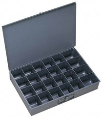 Durham - 1 Drawer, 24 Compartment, Small Parts Assortment Storage Drawer - 12" Deep x 18-1/2" Wide - Makers Industrial Supply