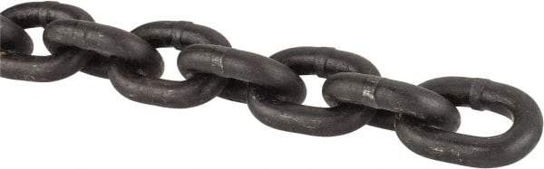 Peerless Chain - 5/16" Welded Alloy Chain - 4,300 Lb Capacity, Grade 80, Alloy Steel, Black Finish - Makers Industrial Supply