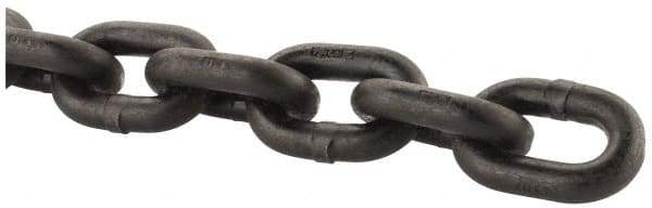 Peerless Chain - 3/8" Welded Alloy Chain - 7,100 Lb Capacity, Grade 80, Alloy Steel, Black Finish - Makers Industrial Supply